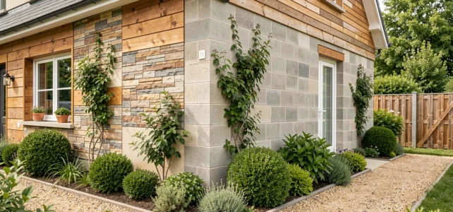 10 astuces pour habiller un mur extérieur en parpaing avec style et efficacité